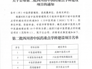 绵阳市中医医院入选省中医药重点学科建设项目单位